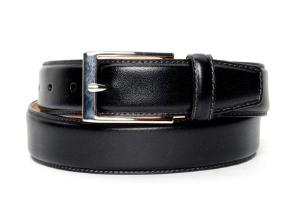 Black Classic Dress Belt - Warfield & Grand Belts