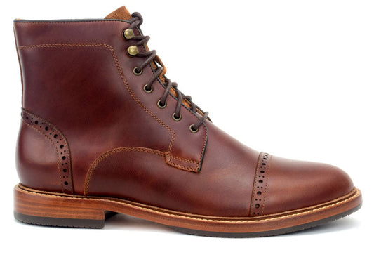 Woodlands cap toe boot - Warfield & Grand Boots